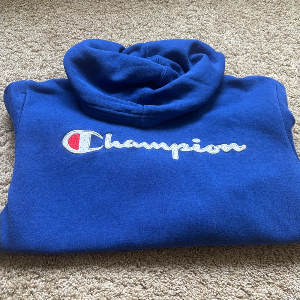 Champion Royal Blue hoodie for boys